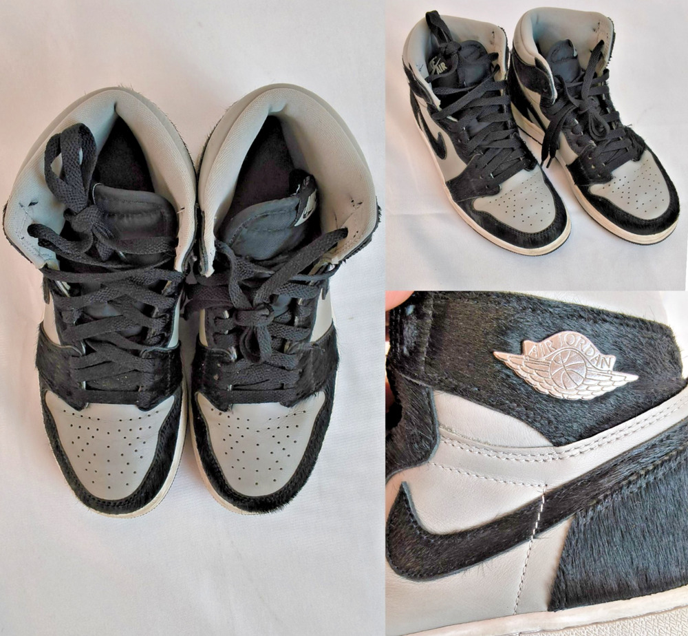 Nike Air Jordan 1 Retro High OG Twist 2.0 Med. Gray/Black Womens 6.5 Used #W5597